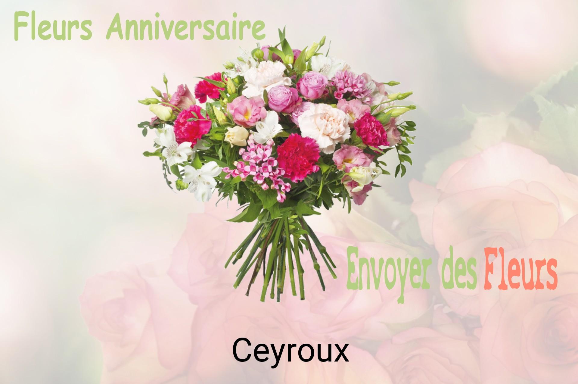 Bouquet de fleurs d’anniversaire livré à Ceyroux